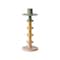 Hello Honey® 9" Enameled Decorative Metal Taper Candle Holder